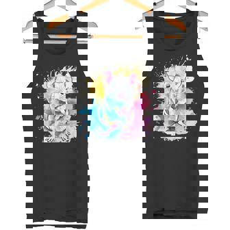 Rat Owner Colorido Retrato Motivo Roedor Mascota Divertido Amante Rata Camiseta sin mangas - Regaloses