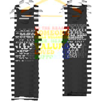 Be The Reason 誰かが歓迎されていると感じる タンクトップ - Kawaiitshirt