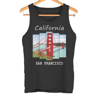 Recuerdo Retro Del Puente Golden Gate Dean Francisco California Camiseta sin mangas - Regaloses