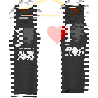 Red Heart I Love Tom タンクトップ - Kawaiitshirt