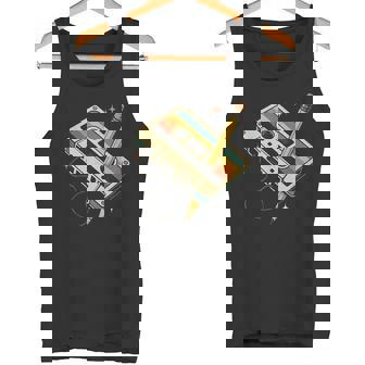 Retro 80S 90Sintage Music Nostalgic Cassette Tape Pencil Camiseta sin mangas - Regaloses