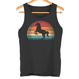 Retro Caballointage Caballo A Caballo Amante Occidental Camiseta sin mangas - Regaloses