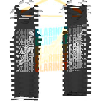 Retro Clarinete Músico Orquesta Músicaintage Clarinetista Camiseta sin mangas - Regaloses