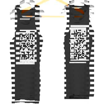 Rickroll Qrコードリンクミーム タンクトップ - Kawaiitshirt