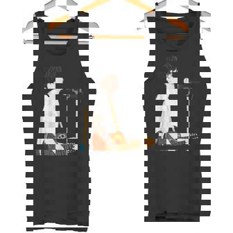 Rocker Old Rookie Original Illustration Bandman Rock タンクトップ - Kawaiitshirt