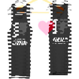 Rotes Herz Ich Liebe Chuba Tank Top - Geschenkecke