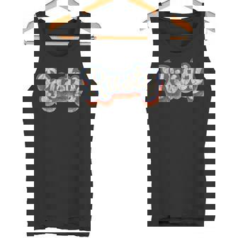 Rusty 名前入りシャツ カスタムレタリング 70年代 タンクトップ - Kawaiitshirt