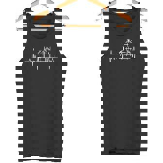 S De Arquitectura Regalos De Arquitecto Arquitecto Latido Del Corazón Estudiante De Arquitectura Adulto Negro Manga Corta Talla Camiseta sin mangas - Regaloses