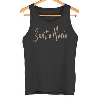Santa Maria California Diseño Eleganteintage Camiseta sin mangas - Regaloses