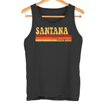 Santana Nombre Personalizado Idea Hombres Retrointageanta Camiseta sin mangas - Regaloses