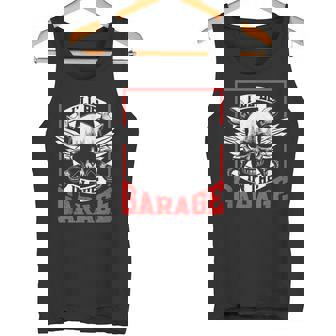 Sarò Nel Garage Dad Mechanic Grandpa Garage Canotta - Novitaregali