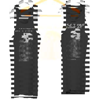 Save The Planet かわいいラッコ。 タンクトップ - Kawaiitshirt