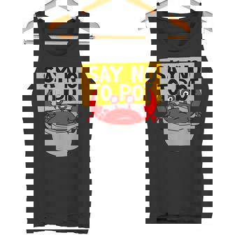 Say No To Pot Divertido Cangrejo Comedor Mariscos Amante Cangrejo Hervir Camiseta sin mangas - Regaloses