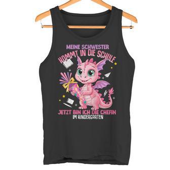 Schulkind 2025 Meinechwester Kommt In Diechulechultüte Tank Top - Geschenkecke