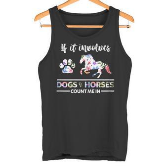 Sie Trata De Perros Y Caballos De Equitación De Perro Regalo Camiseta sin mangas - Regaloses