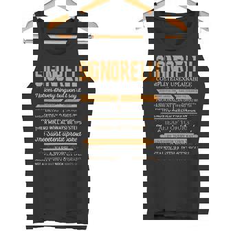 Signorelli Completely Unexplainable Notices Everything But Won’T Say It Name Tank Top | Seseable CA