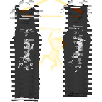 Singe Accroché À Une Brancheinge Mignon Pour Enfants Débardeur e - Cadeauxyz