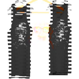 Singe Lunettes Deoleil Motif Animal Zoo Multicolore Débardeur e - Cadeauxyz