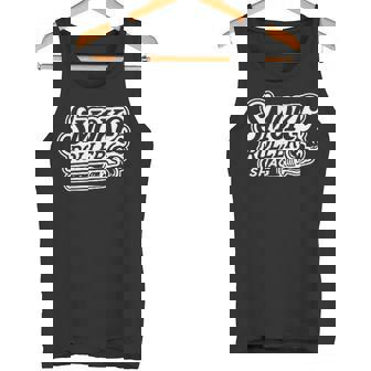 Smokeroller-煙巻人-マティーニシャグロカビリーピンナップバックプリント タンクトップ - Kawaiitshirt