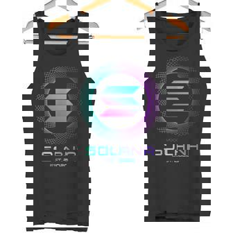Solanaolコイン暗号ロゴブロックチェーン ソラナ タンクトップ - Kawaiitshirt