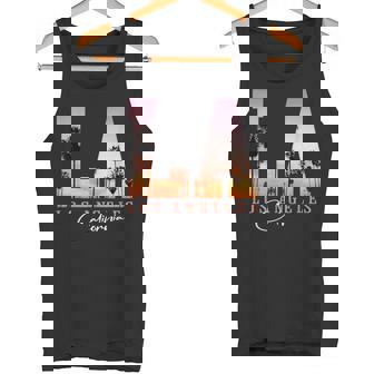 Souvenir Du Coucher Deoleil La Los Angeles Californie Débardeur e - Cadeauxyz