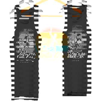 Souvenir Retrointage De La Ciudad Deanta Cruz California Camiseta sin mangas - Regaloses