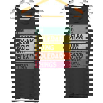 Soyoledad Haciendo Cosas Deoledad Nombre Personalizado Divertido Camiseta sin mangas - Regaloses