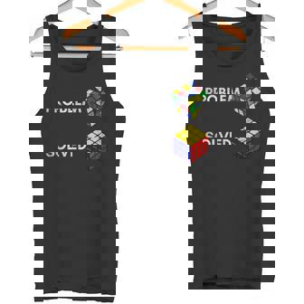 Speed Cubing Master パズル 3X3 算数キューブゲーム ルービックキューブ タンクトップ - Kawaiitshirt