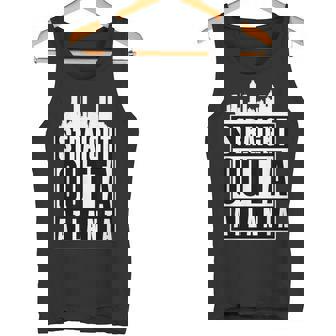 Straight Outta Atlanta 都市のシルエット タンクトップ - Kawaiitshirt