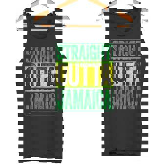 Straight Outta Jamaica ジャマイカ カリビアン レトロ レゲエ パーティー タンクトップ - Kawaiitshirt