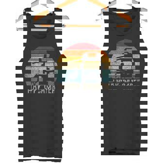 Sudadera Happy Camper Rv 70S Retro Motorhome Camping Camiseta sin mangas - Regaloses