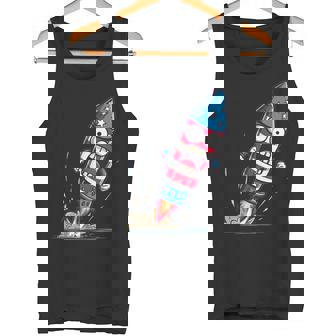 Superbe Fusée De Feu D'artifice Aux Couleurs Patriotiques Débardeur e - Cadeauxyz