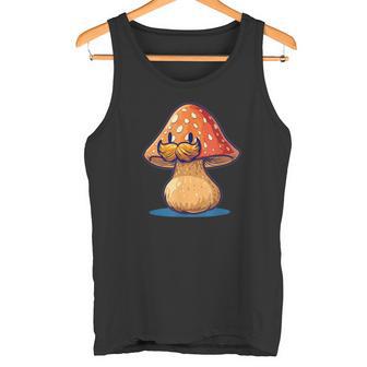 Superbeisage De Champignon Avec Moustache Pour Les Amateurs De Champignons Débardeur e - Cadeauxyz