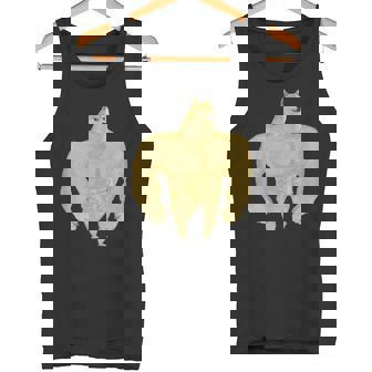 Swole Doge Meme Buff Doge Meme タンクトップ - Kawaiitshirt