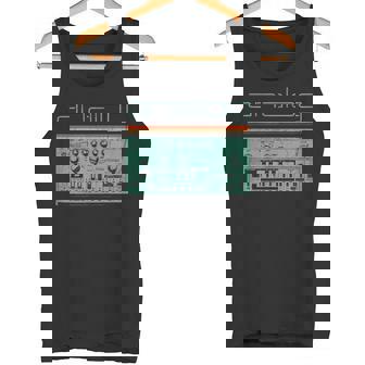 Synthesizer アナログシンセテクノ酸djプロデューサー ビンテージ タンクトップ - Kawaiitshirt