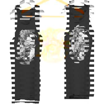 T-Rexs トリケラトプス・ファイティング タンクトップ - Kawaiitshirt