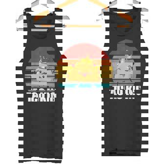 Taco King For Tacos Lover メキシカンタコス ファニー タコス サンセット タンクトップ - Kawaiitshirt