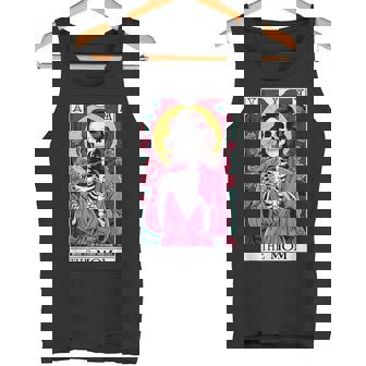 Tarjeta De Tarot Para Mamá Esqueleto Día De La Madre Calavera Camiseta sin mangas - Regaloses