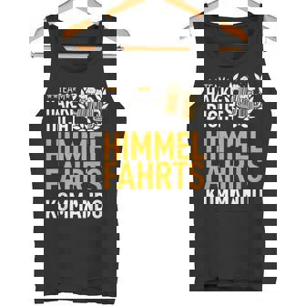 Team Hakke Dicht Himmelfahrt Commandoon Grandpaati Father Tank Top - Geschenkecke
