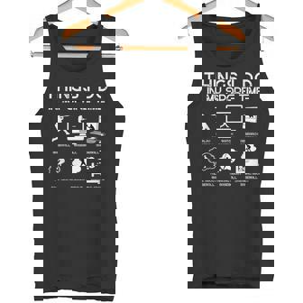 Things I Do In Mypare Time 面白い野球愛好家 タンクトップ - Kawaiitshirt