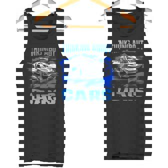 Thinking About Cars スー スポーツカー エキゾチック コンセプト ボーイズ タンクトップ - Kawaiitshirt
