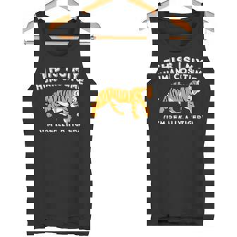 This Is My Human コスチューム I'm Really A Tiger かわいいタイガー タンクトップ - Kawaiitshirt
