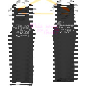 This Way Or That Cheshire ニヤリと笑う猫 不思議の国のアリス タンクトップ - Kawaiitshirt