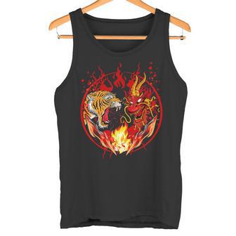 Tigre E Drago Camicia Drago Giapponese Tigre Camicia Canotta - Novitaregali