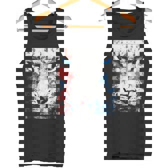 Tigre Ojos Azules Arte Animal Dibujo Motivo Anime Camiseta sin mangas - Regaloses