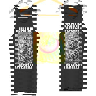 Tigrullini Watermellini イタリアンブレインロットミーム タンクトップ - Kawaiitshirt