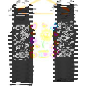 Tournesols Hippie Été Tournesol Paix Été Débardeur e - Cadeauxyz
