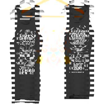 Traditional Leather Trousers Suitable For Oktoberfest S Tank Top - Seseable