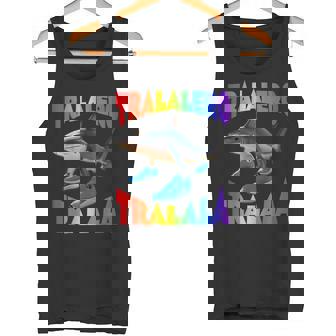 Tralalero Tralala イタリアンブレインロットミーム タンクトップ - Kawaiitshirt