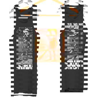 Tungahur イタリアンブレイン レッド ミーム タンクトップ - Kawaiitshirt